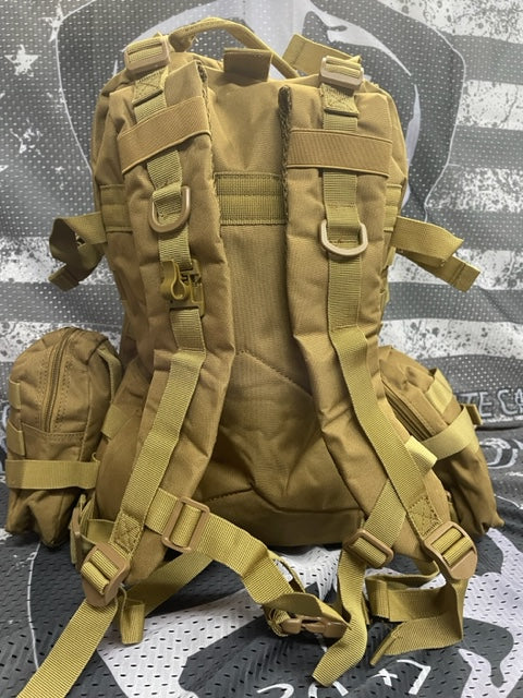 50 liter Tactical Bag with additional Removable Carry Bag.