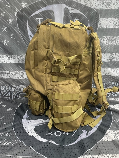 50 liter Tactical Bag with additional Removable Carry Bag.