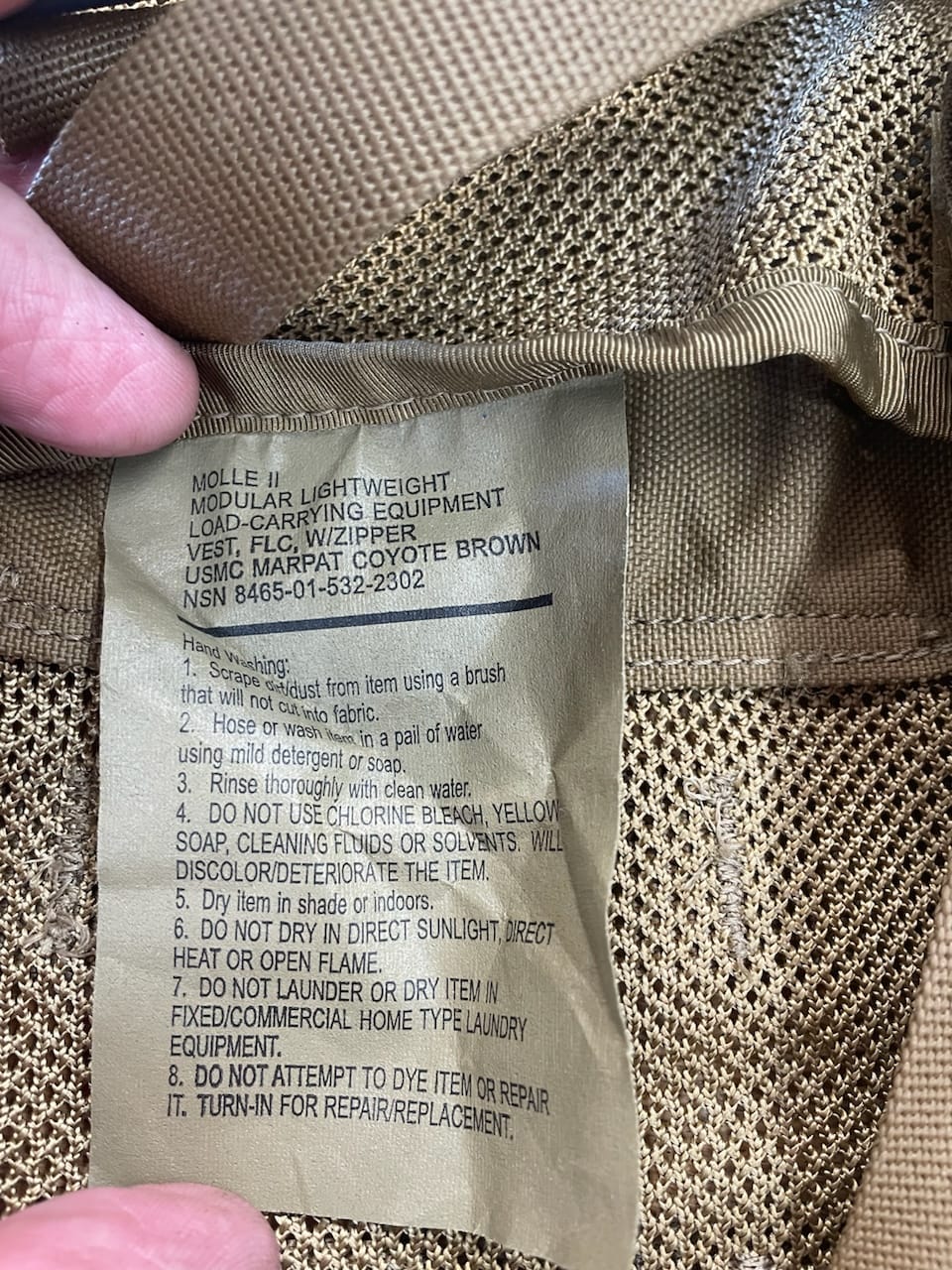 USMC SURPLUS MOLLE II LIGHT WEIGHT VEST