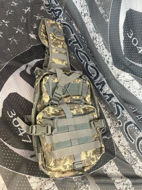 Digital Camo Sling Bag, EDC Bag, Get Home Bag